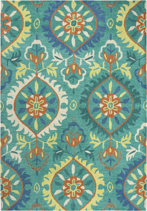 Rizzy Home Arden Loft-Kavali KA099B Emerald Green Rug