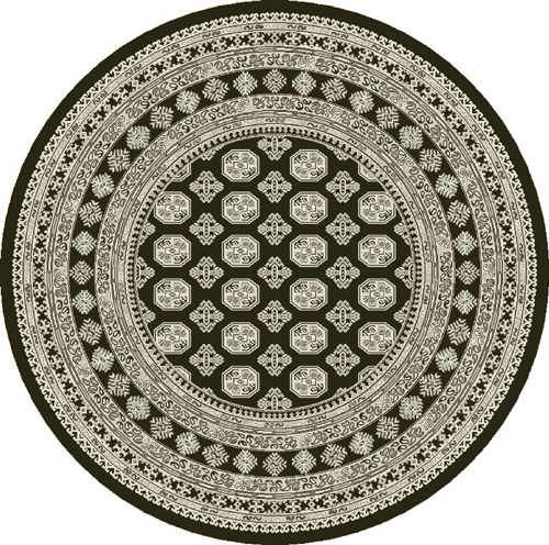Dynamic ANCIENT GARDEN 57102 CHARCOAL/SILVER Rug