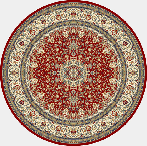 dynamic ancient garden 57119 red/ivory
