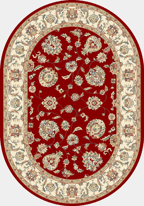 dynamic ancient garden 57365 red/ivory