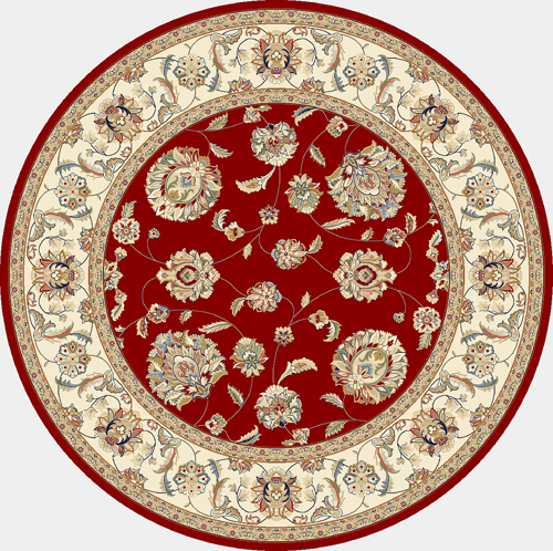 dynamic ancient garden 57365 red/ivory