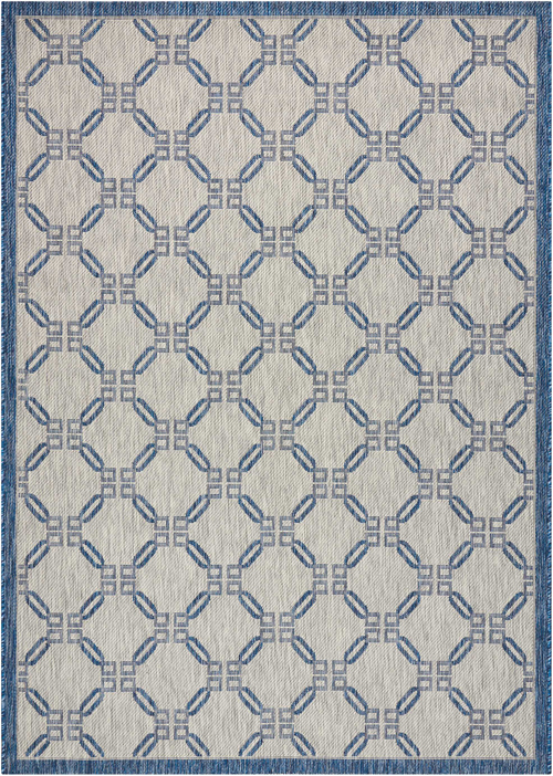 Nourison COUNTRY SIDE CTR02 IVORY BLUE           Rug