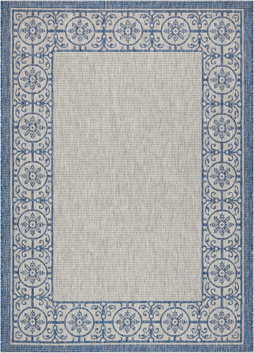nourison country side ctr03 ivory blue
