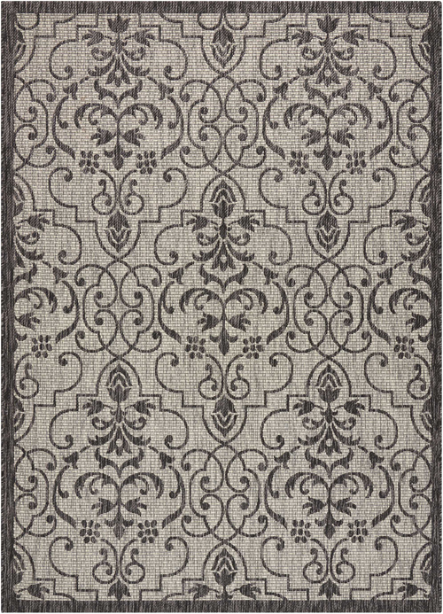 Nourison COUNTRY SIDE CTR04 IVORY/CHARCOAL Rug
