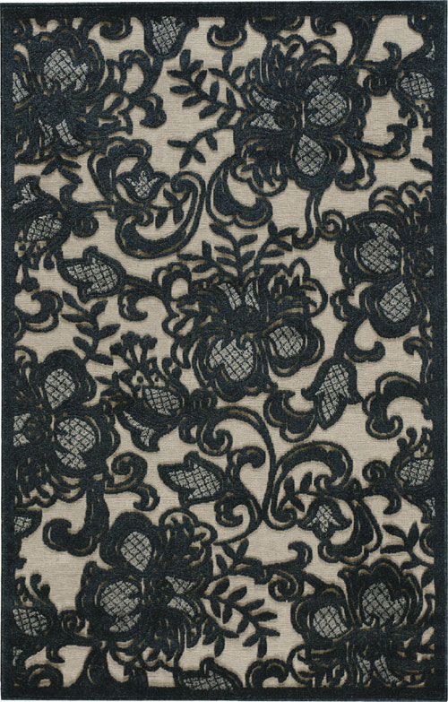 Nourison GRAPHIC ILLUSIONS GIL02 PEWTER Rug