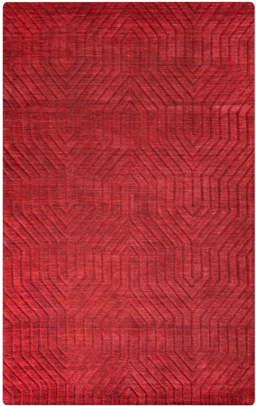 Rizzy Home Technique TC8575 red Rug