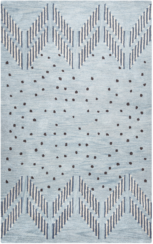 Rizzy Home Tumble Weed Loft TL9249 blue/light blue Rug