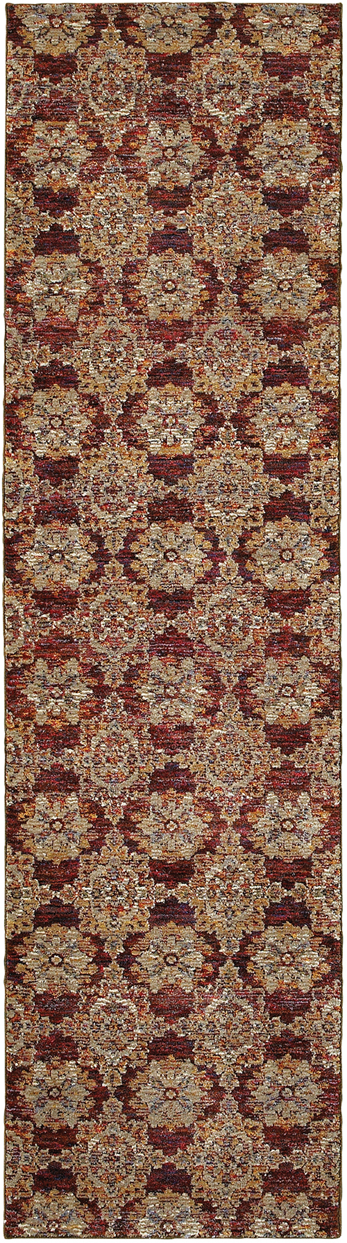 oriental weavers andorra 6883a red