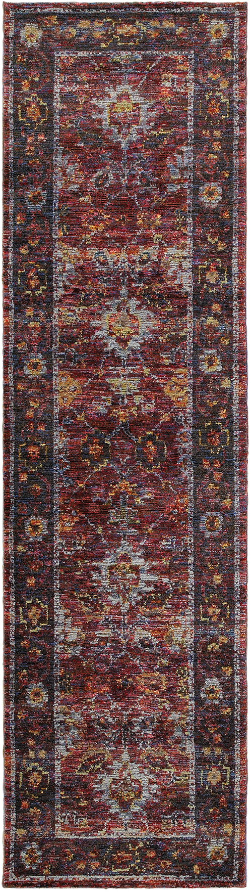oriental weavers andorra 7153a red