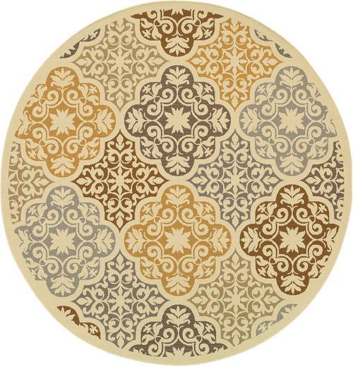 Oriental Weavers BALI 4904W Ivory Detail
