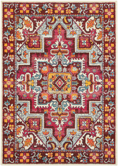 oriental weavers bohemian 5330r red