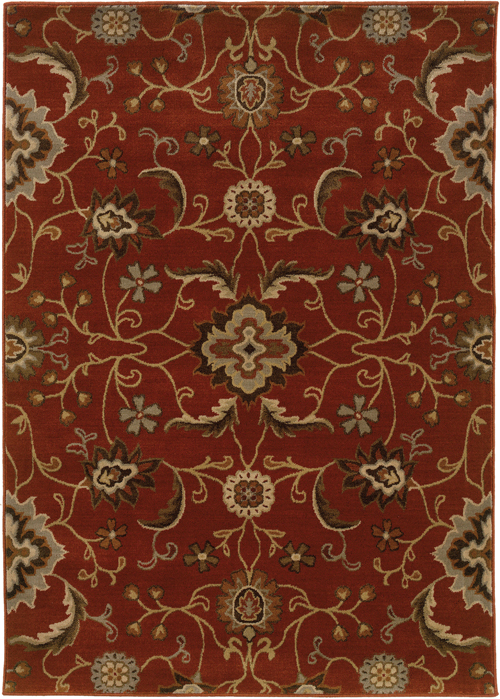 oriental weavers casablanca 4471b red