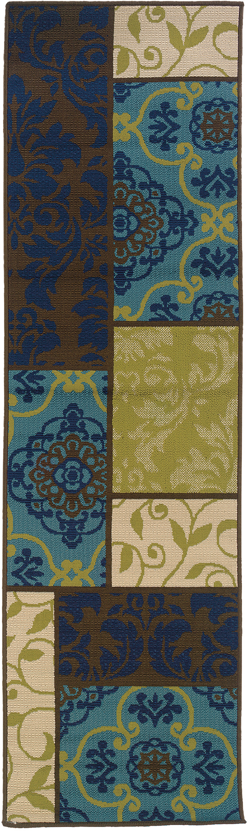 oriental weavers caspian 3066v brown