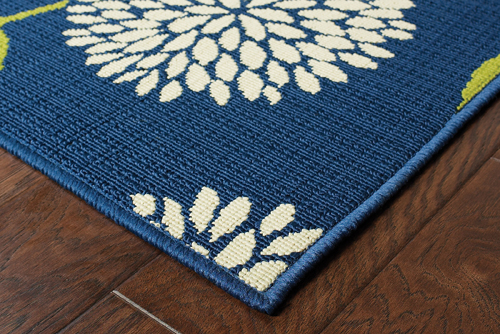 Oriental Weavers CASPIAN 8327L Blue Detail