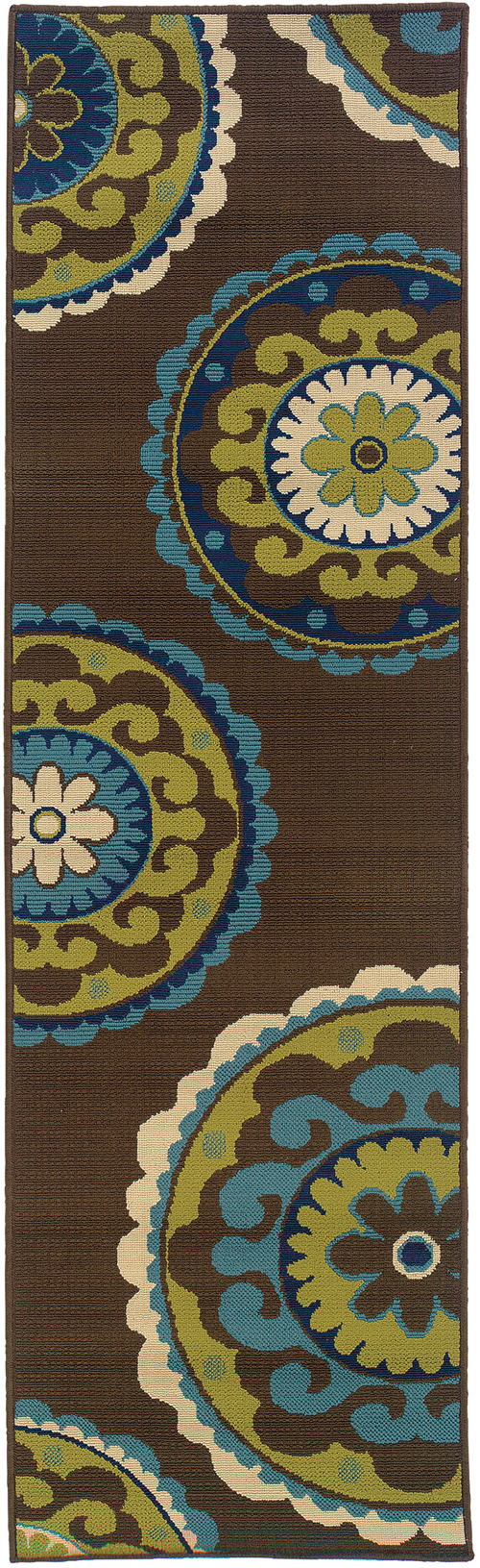 Oriental Weavers CASPIAN 859D6 Brown Rug