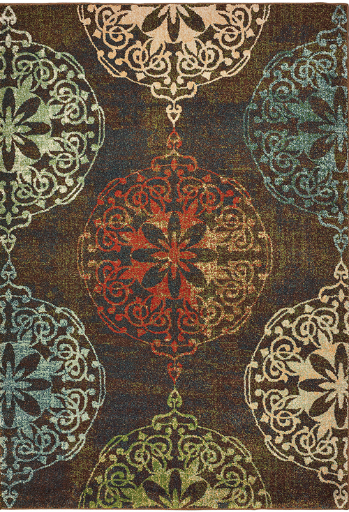 oriental weavers dawson 8522c brown