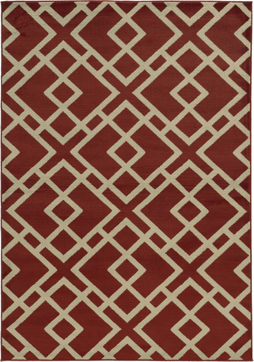 oriental weavers ella 3685j red