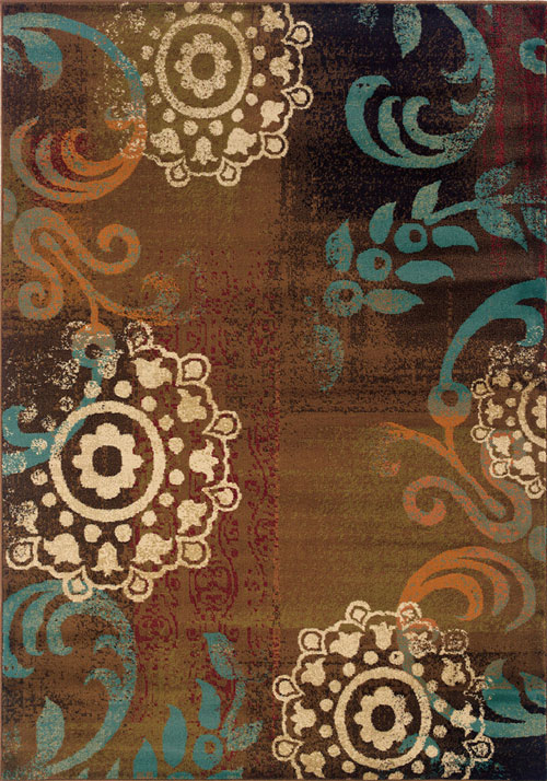 oriental weavers emerson 2822a brown