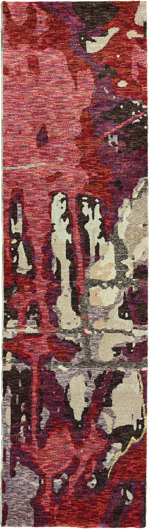 oriental weavers evolution 8028b red