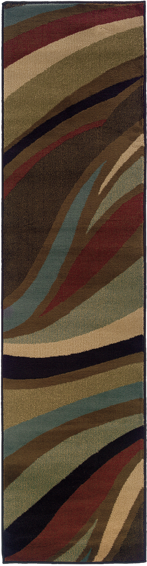 oriental weavers hudson 2666f brown