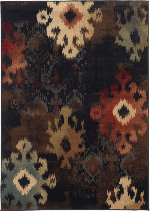 oriental weavers hudson 4874b black