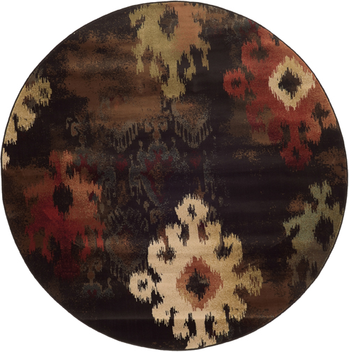 Oriental Weavers HUDSON 4874B Black Detail