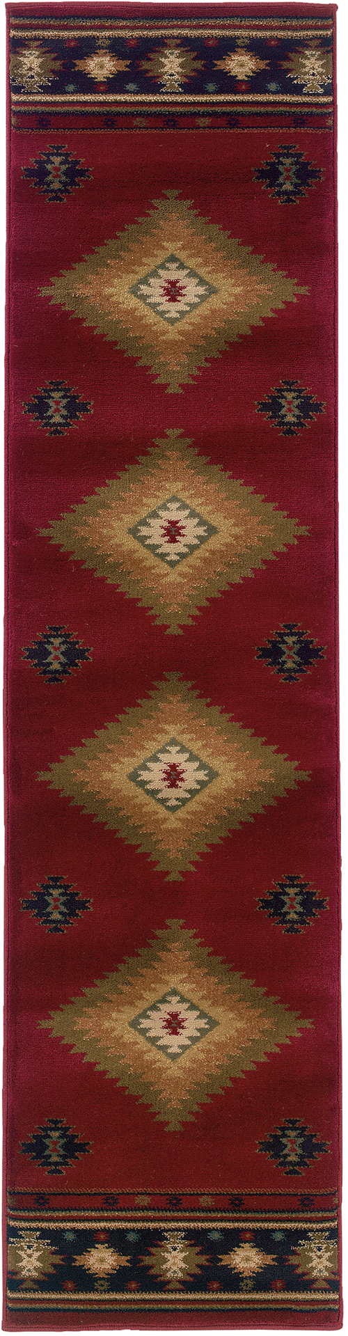 oriental weavers hudson 087k1 red