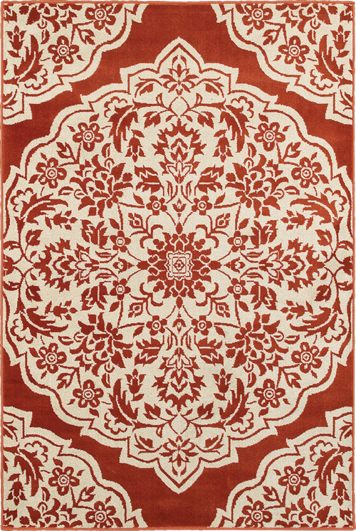 oriental weavers jayden 7422h rust