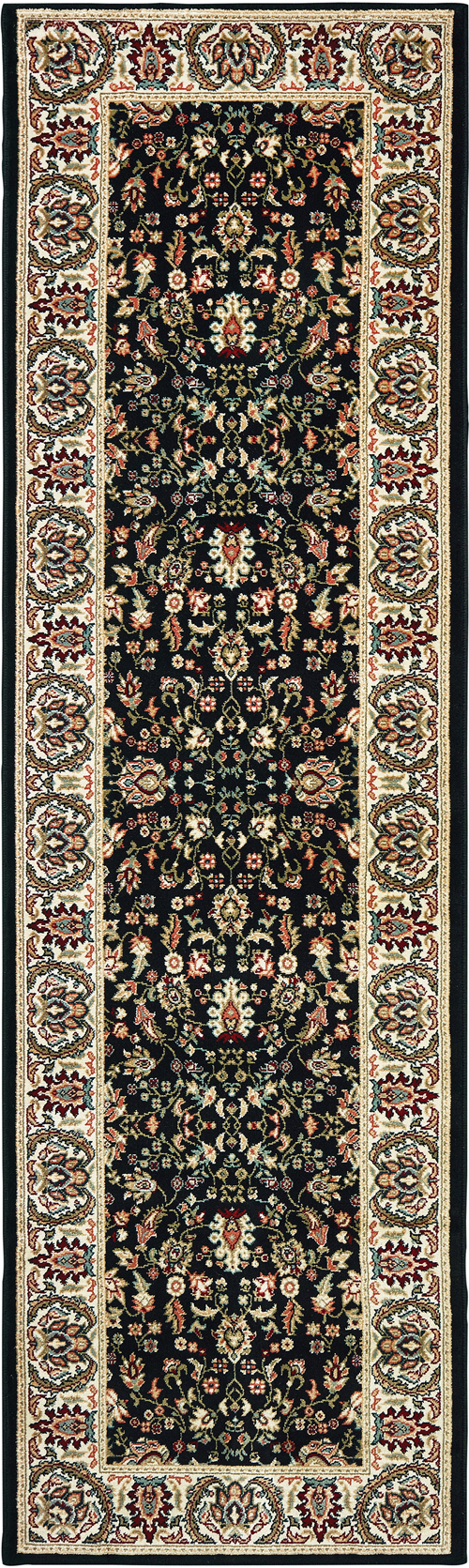 oriental weavers kashan 108b1 black
