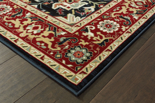 Oriental Weavers KASHAN 096W1 Red Detail