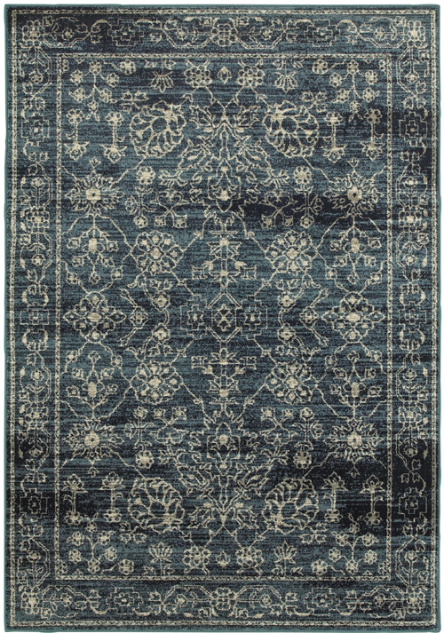 Oriental Weavers LINDEN 7804D Navy Rug