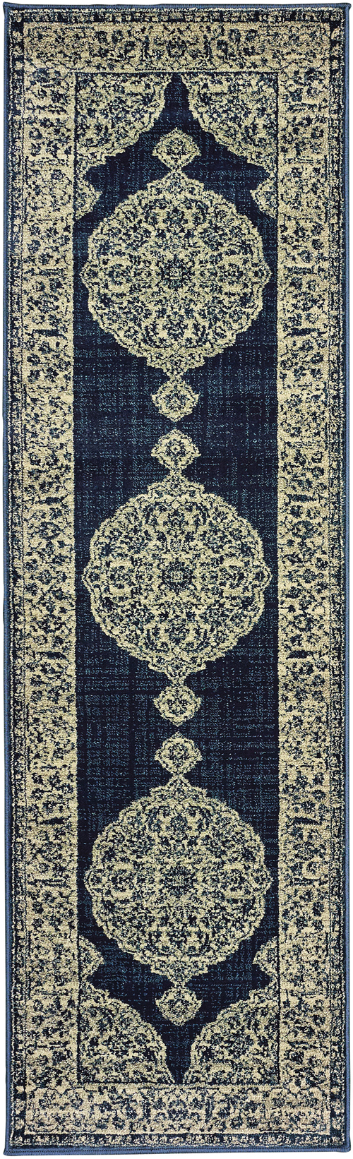 Oriental Weavers LINDEN 7937A Navy Rug