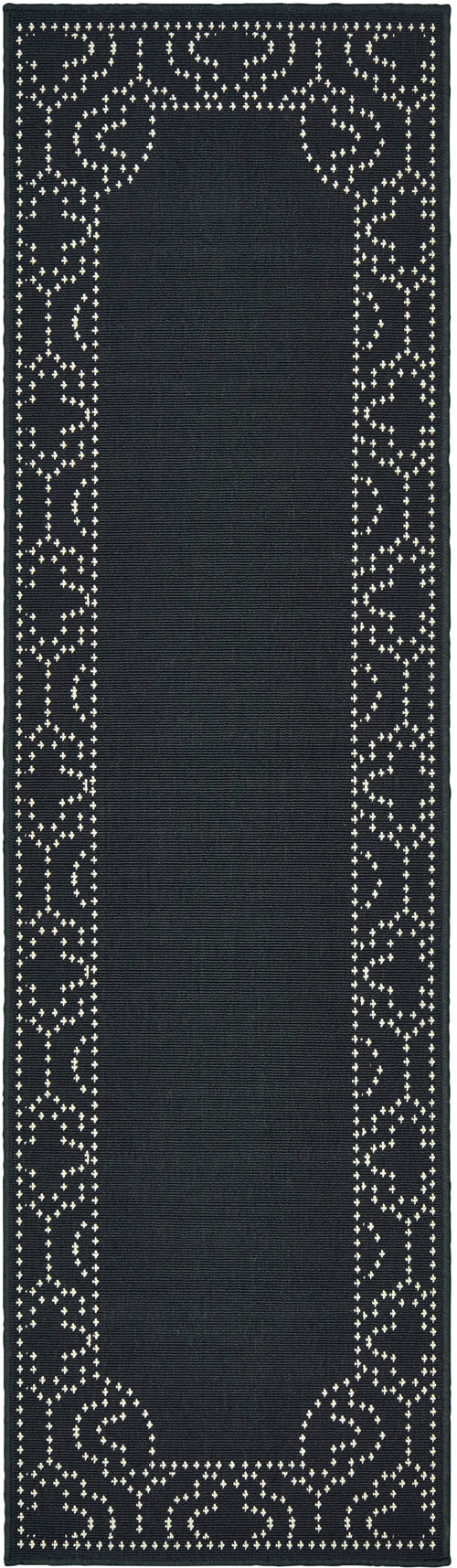 oriental weavers marina 1247k black