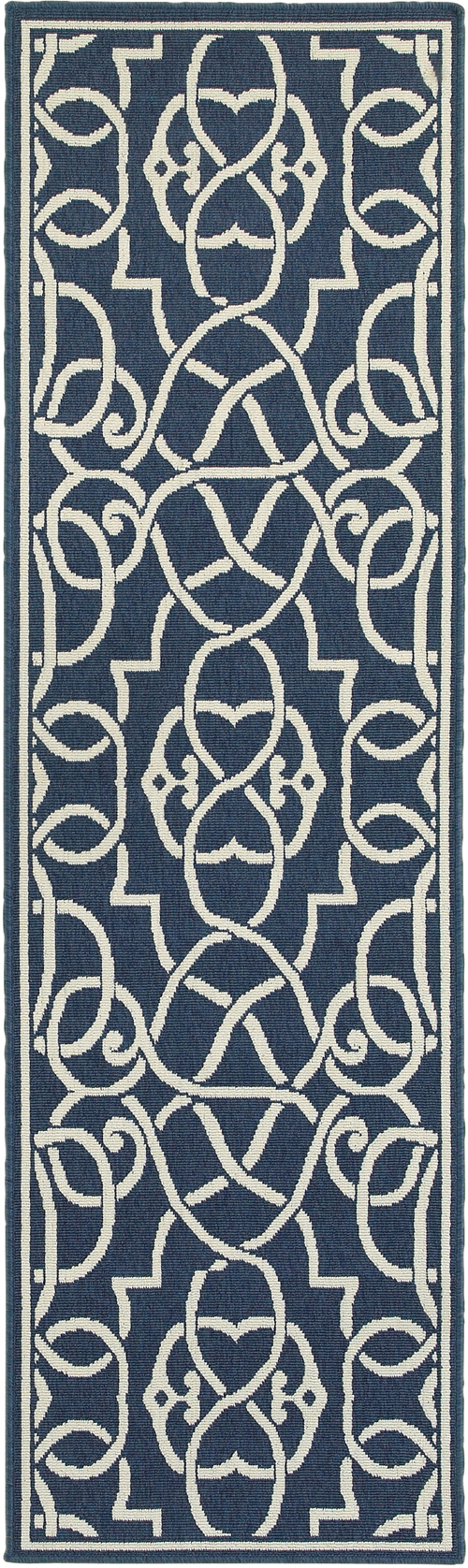 Oriental Weavers MERIDIAN 2205B Navy Rug
