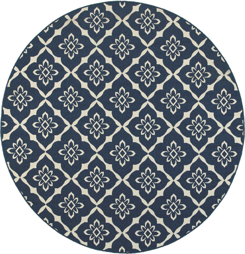 Oriental Weavers MERIDIAN 5703B Navy Detail