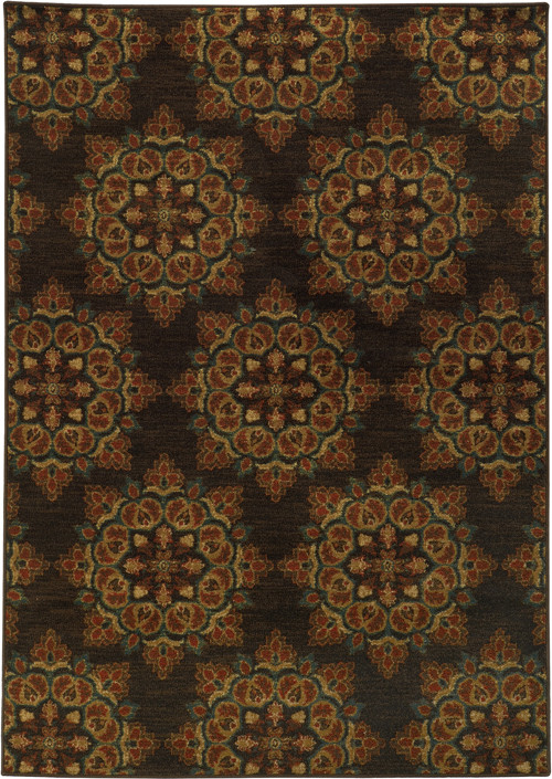 oriental weavers parker 5495c brown