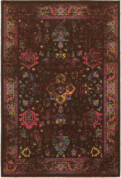 oriental weavers revival 3689i brown