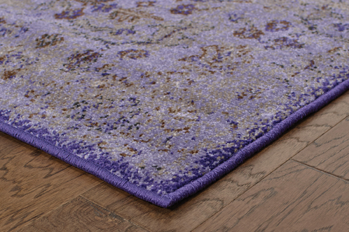 Oriental Weavers REVIVAL 3692E Purple Detail