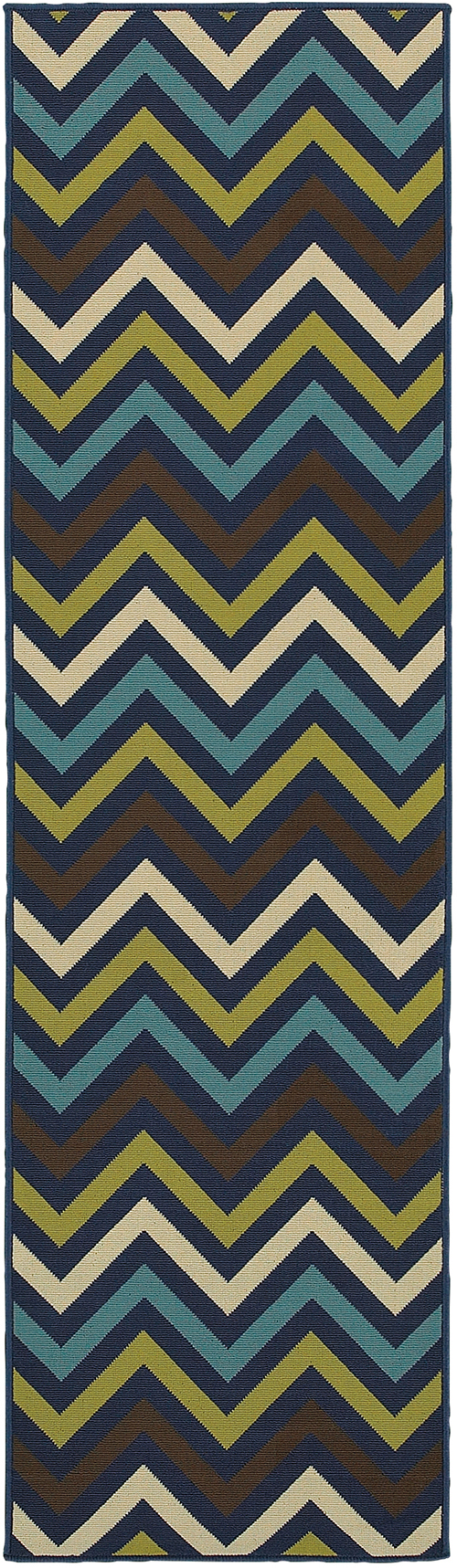 Oriental Weavers RIVIERA 4593S Navy Rug