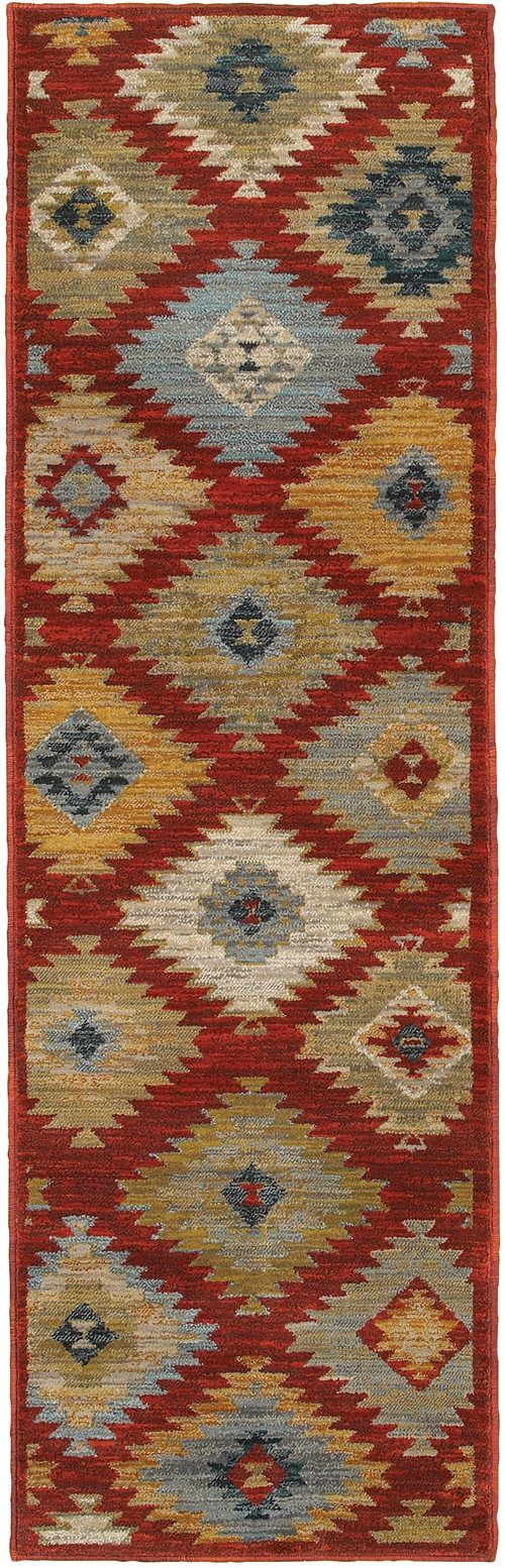 oriental weavers sedona 5936d red