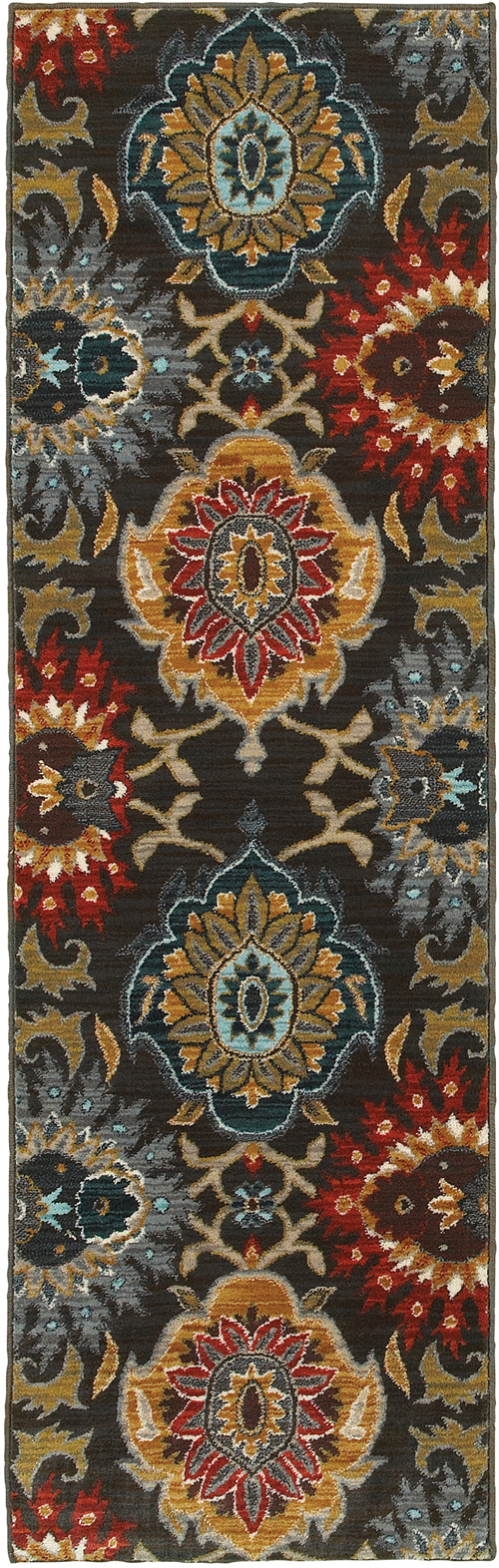 Oriental Weavers SEDONA 6369D Charcoal Rug