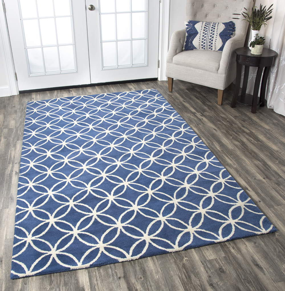 Rizzy Home Opus OP8120 blue Detail