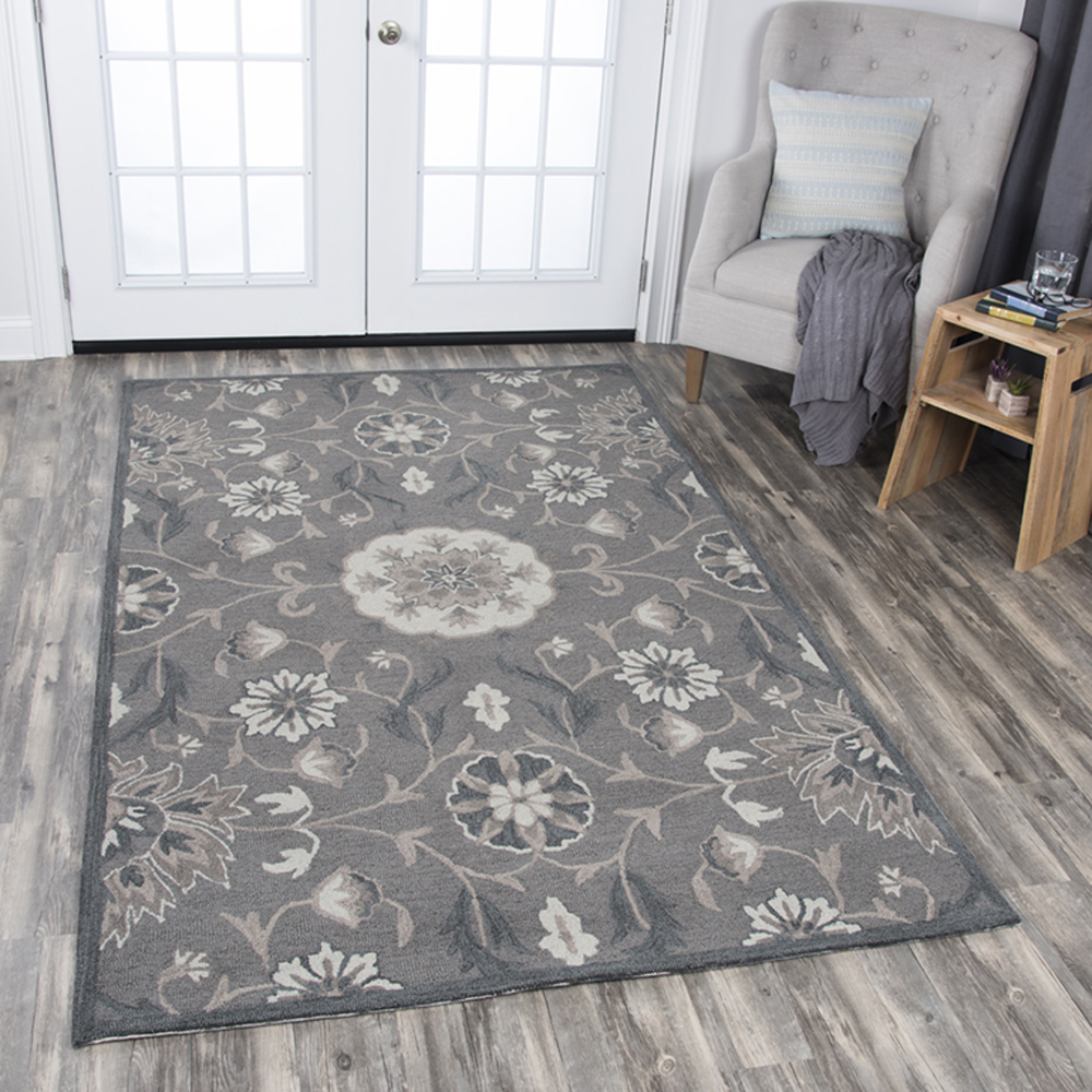 Rizzy Home Resonant RS914A Dark Taupe Detail
