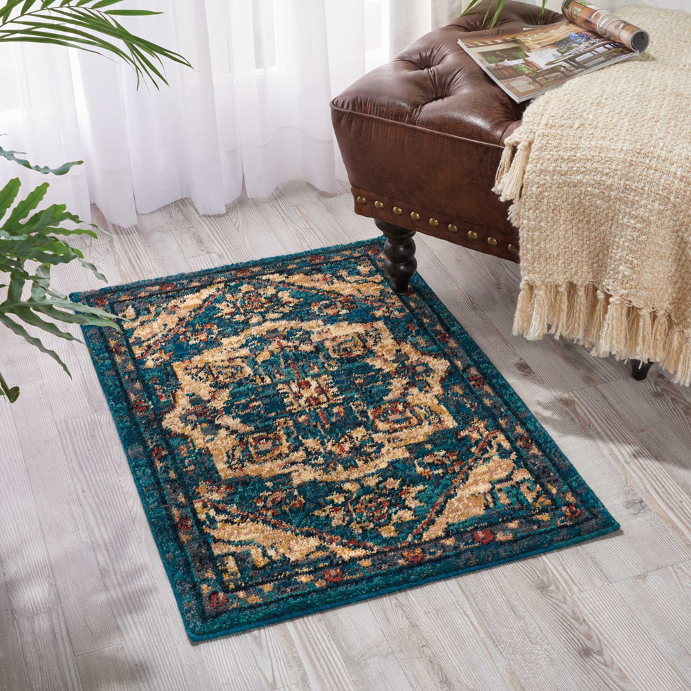 Nourison NOURISON 2020 NR206 TEAL Room Scene