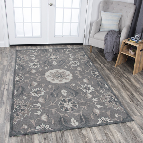 Rizzy Home Resonant RS914A Dark Taupe Room Scene